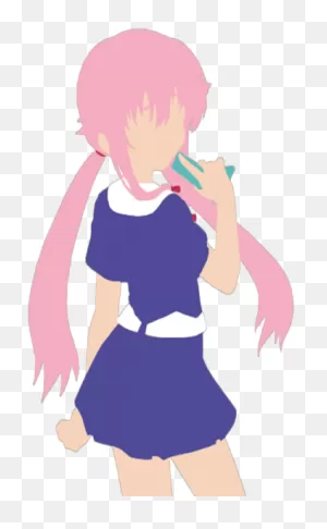 Download Transparent Yuno - Yuno Gasai Pop Art - Full Size Png ClipartFlare.com 