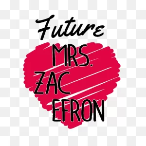 Future Mrs Zac Efron Love Heart Fleece Blanket For Sale By Joann D ClipartFlare.com 