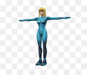 Wii - Super Smash Bros. Brawl - Zero Suit Samus - The ClipartFlare