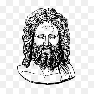 Vector Image Of Head Of Zeus The Greek God | Free PNG-WebP