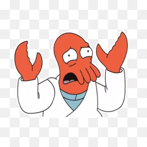 Dr. Zoidberg Futurama Sticker