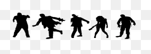 Download Zombie Silhouette Png - Zombie Silhouette Transparent ClipartFlare.com 