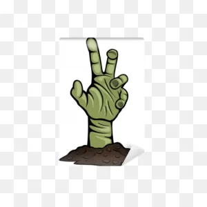 Vector Illustration Of A Creepy Zombie Hand Reaching Up From The ClipartFlare.com 