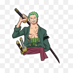 One Piece Roronoa Zoro Sticker - Sticker Mania