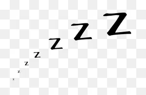 Sleep Zzz Clip Art Transparent For Kids - Calligraphy - (1280X720 ClipartFlare.com 