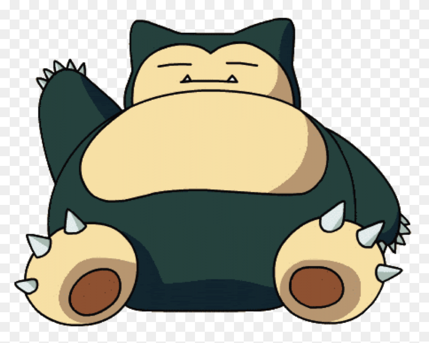 Snorlax Knocked Popgrip | ClipartFl