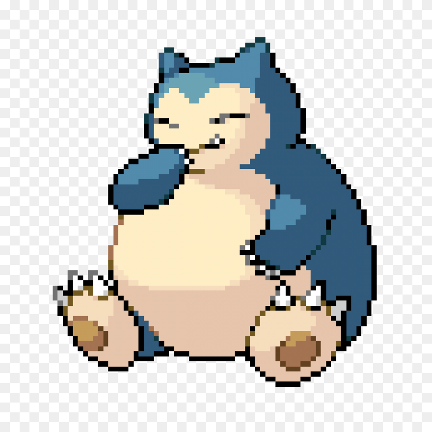Snorlax Knocked Popgrip | ClipartFl