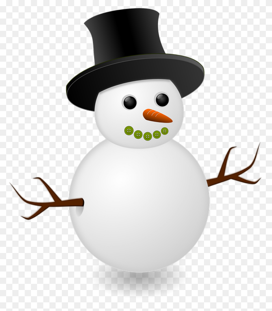 Snowman Season Holiday Free Vector - Snow Man