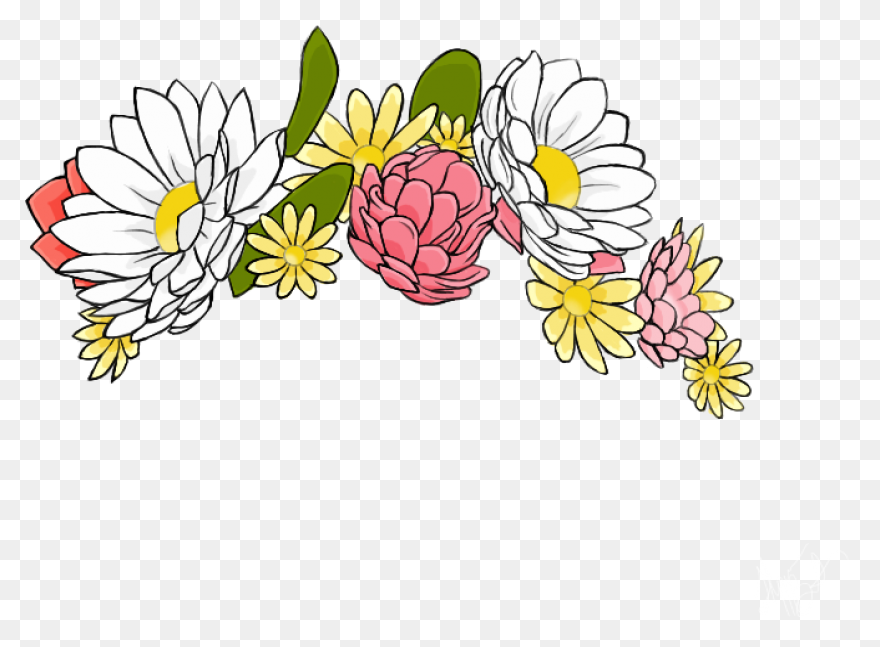 Snapchat Flowercrown Stickerfreetoe