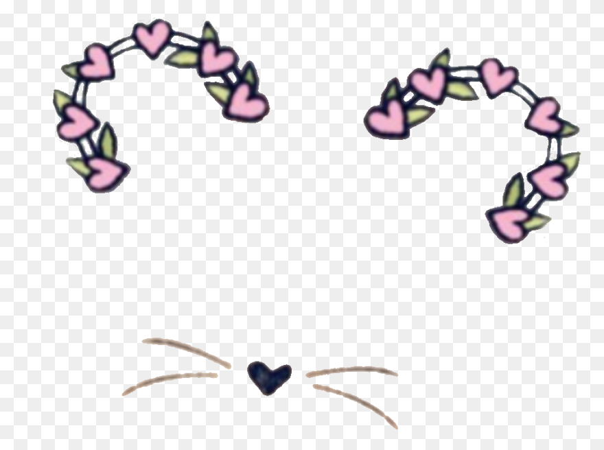 Snapchat Flowercrown Stickerfreetoe