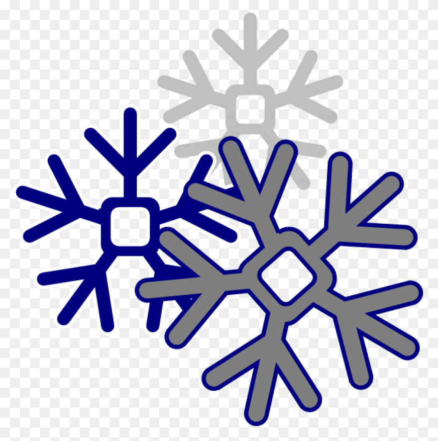 Snow Flakes Clip Art - Png Download