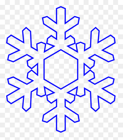 Snow Flakes Clip Art - Png Download