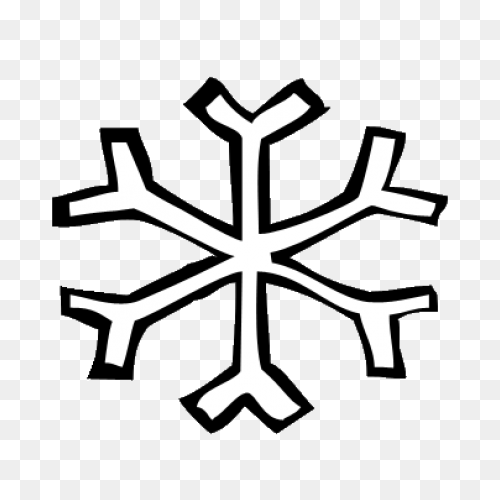 Snow Flakes Clip Art - Png Download