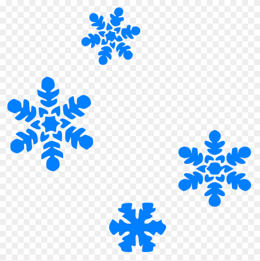 Snow Flakes Clipart Png Download - Snow Border