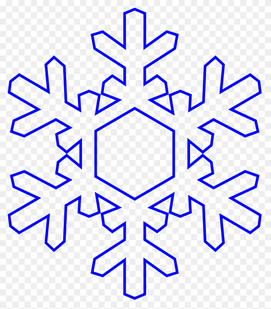 Snowflakes Clipchart | Pink Snowfla