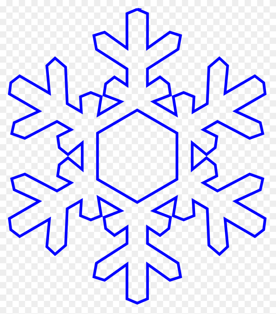 Snowflakes Clipchart | Pink Snowfla