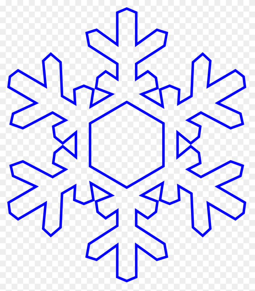 Snowflakes Clipchart | Pink Snowfla