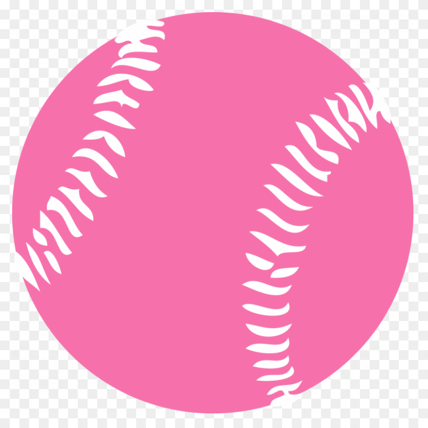 Black And White Softball Clipart - 
