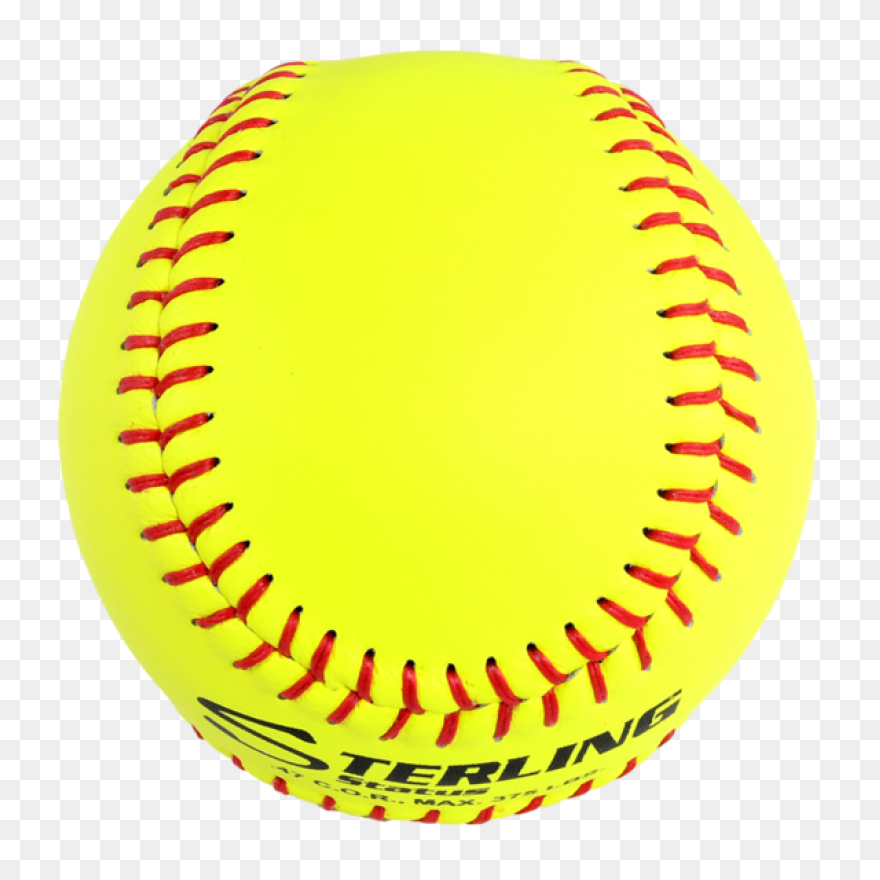 Black And White Softball Clipart - 