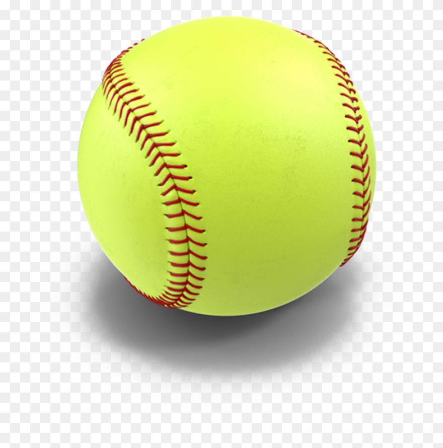 Black And White Softball Clipart - 