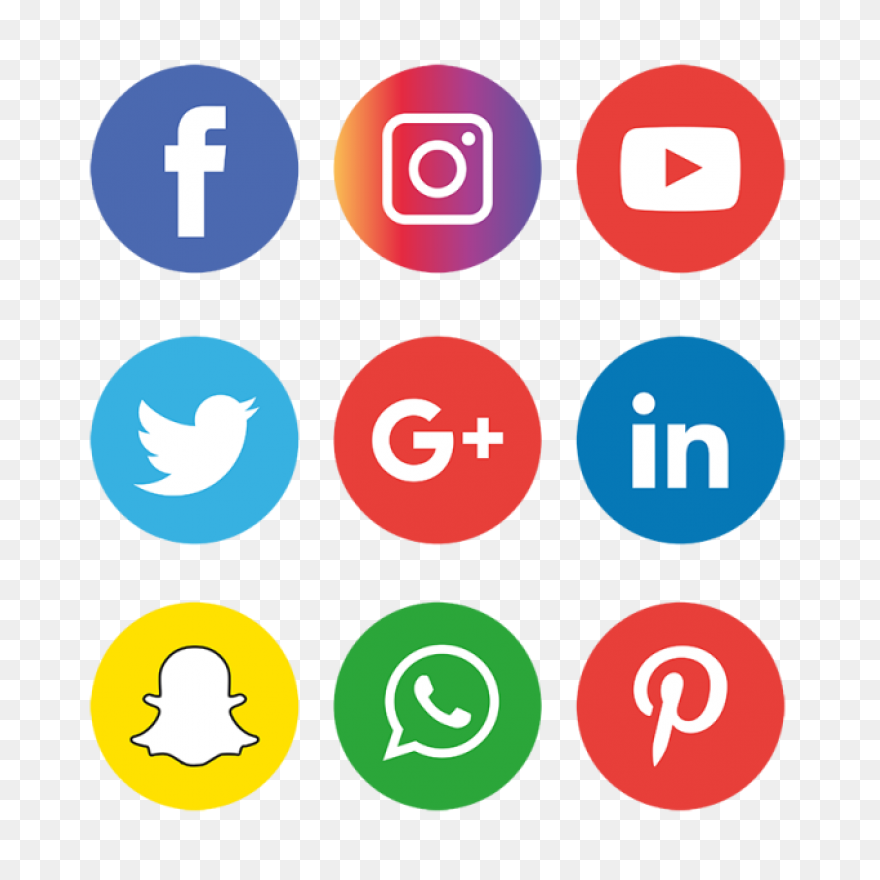 Social Media Icons Set Logo - Social Media Icons Vector