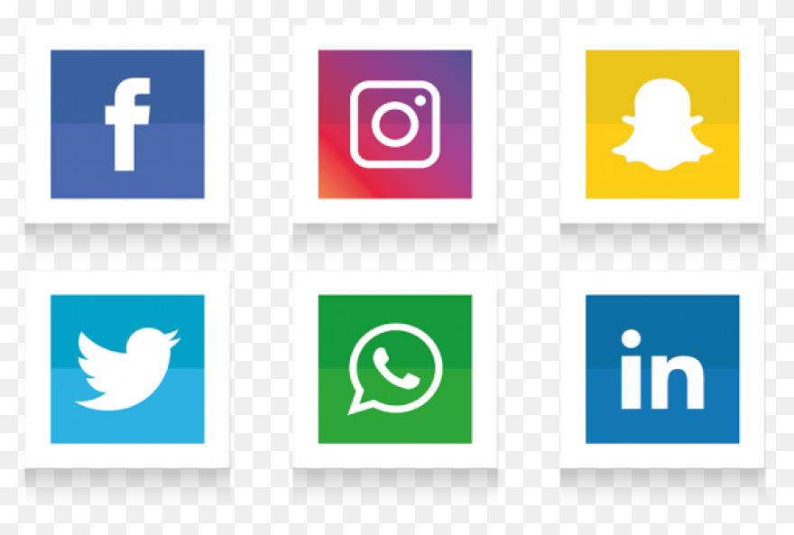 Social, Media, Icon, Set, Logo, Net