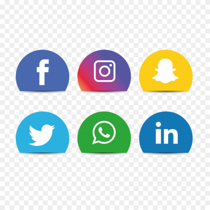 Social, Media, Icon, Set, Logo, Net