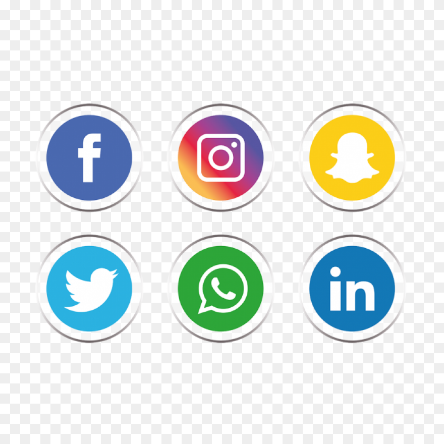 Social, Media, Icon, Set, Logo, Net