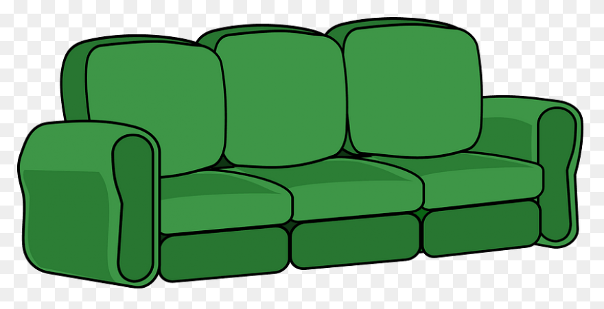 Green Sofa Clipart. Free Download T