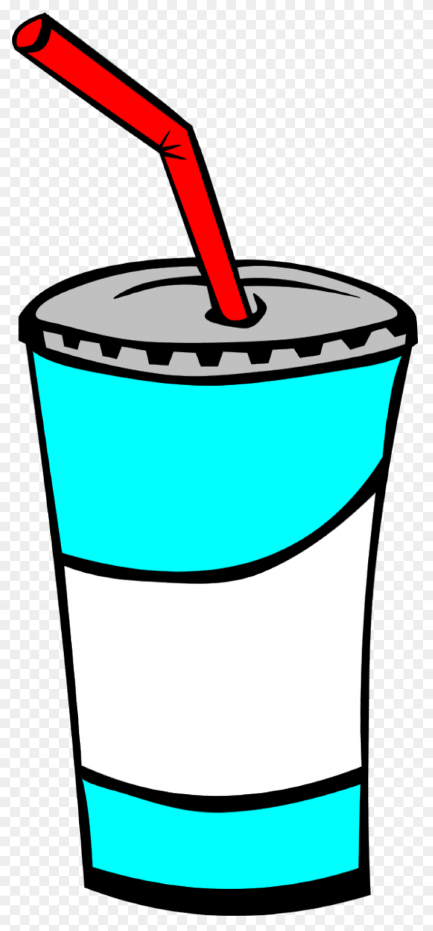 Soda Line Drinkware Food Clipart - Soda