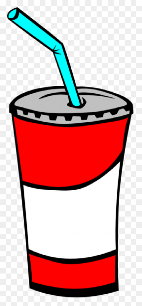 Soda Line Drinkware Food Clipart - 