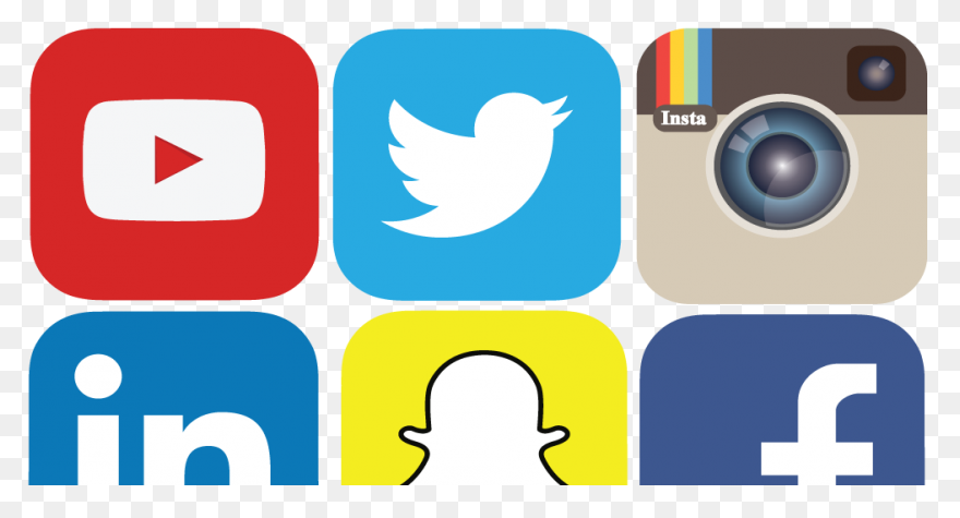 Instagram Clipart Like Facebook Button - Social Media Icons