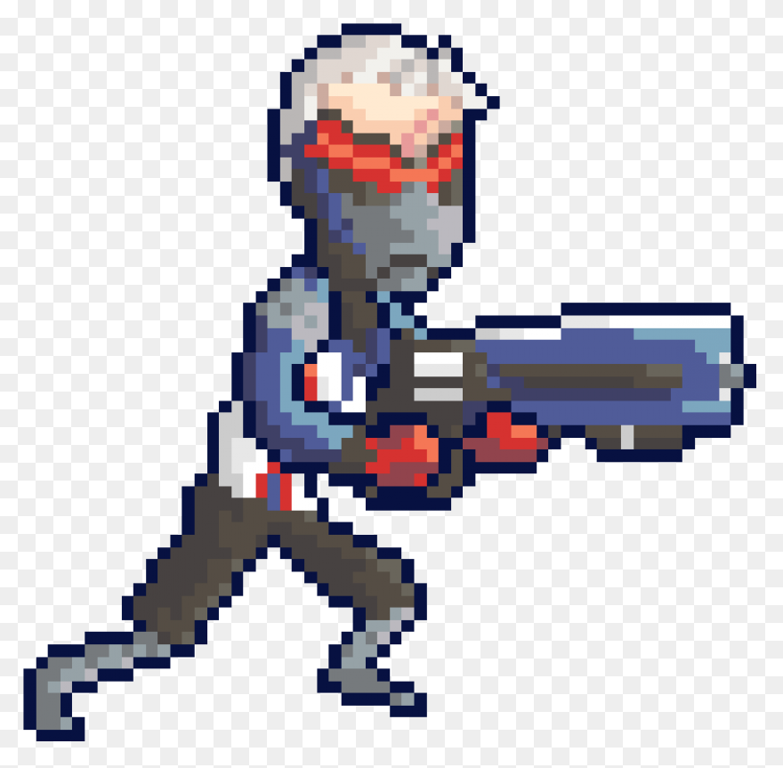 Download 76 Bone - Soldier 76 Pixel