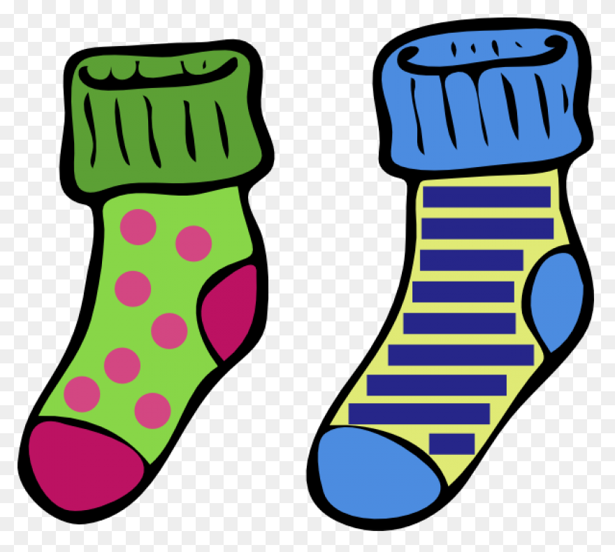 Download Clipart Crazy Socks Clipart - Socks