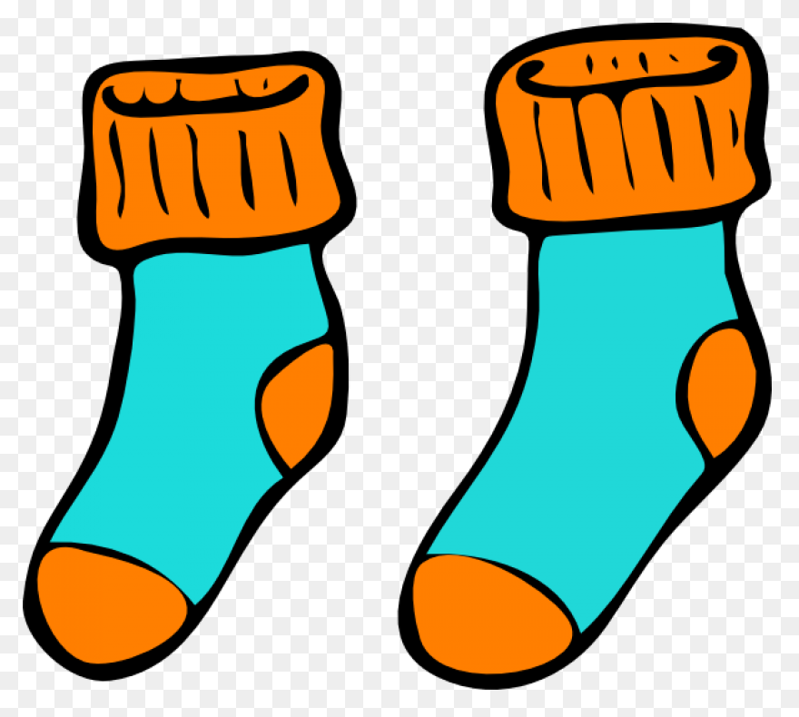 Pair Of Green Socks Clip Art - Pair