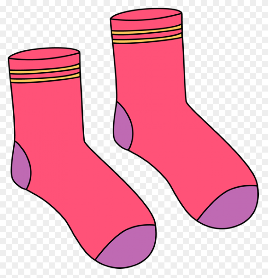 Pair Of Green Socks Clip Art - Pair