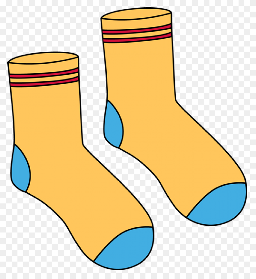 Pair Of Green Socks Clip Art - Pair