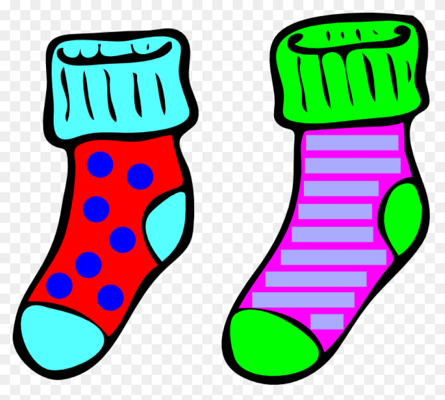 Pair Of Green Socks Clip Art - Pair