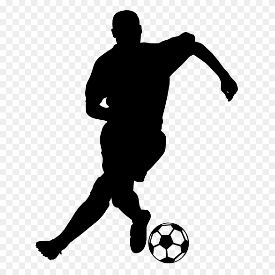 Sport Football Player Silhouette Wa