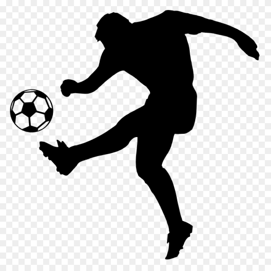 Sport Football Player Silhouette Wa