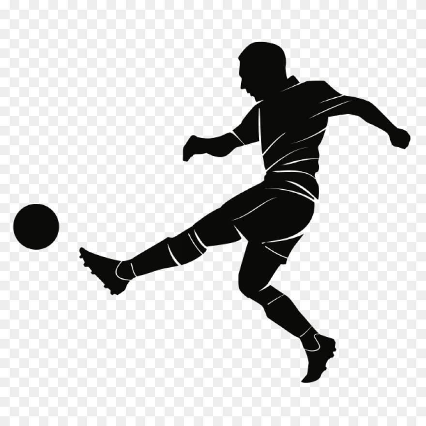 Sport Football Player Silhouette Wa