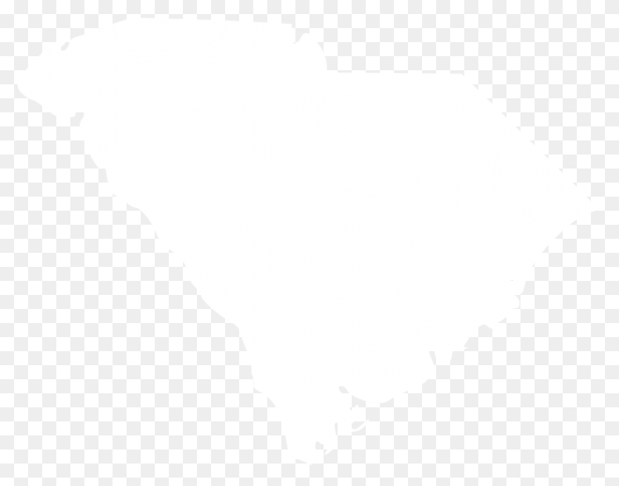 South Carolina Outline Rubber Stamp