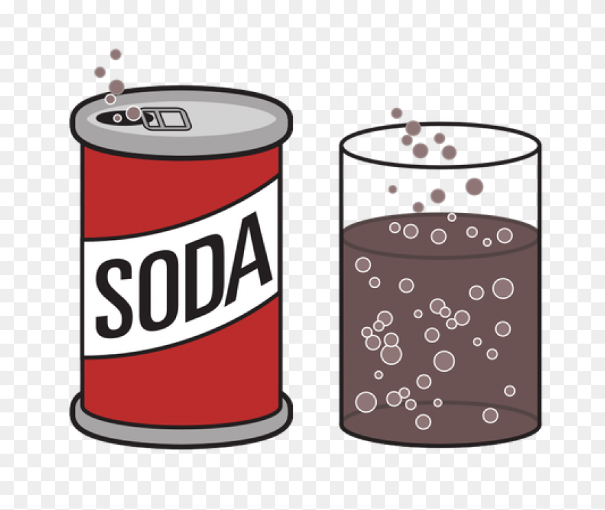 Soda Can And A Glass - Soda Can