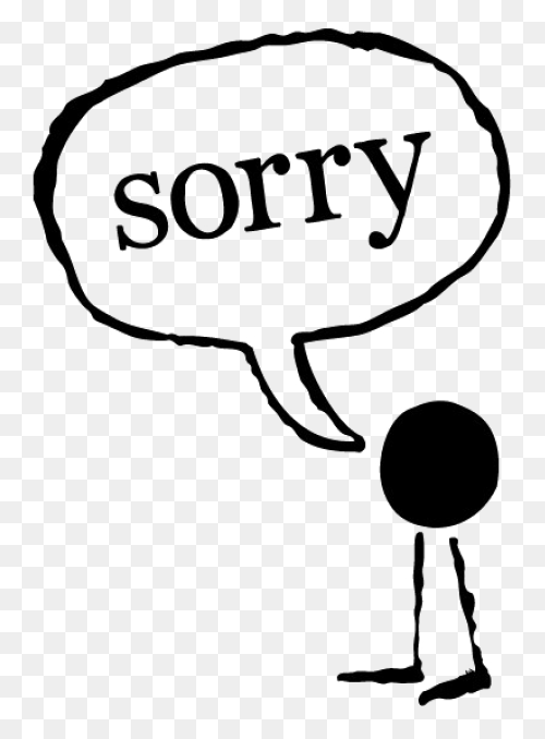 Mickey Sorry Clipart - Clipart Sugg