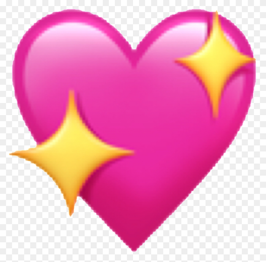 Emoji Whatsapp Png Beso Sparkle - Sparkle Emoji