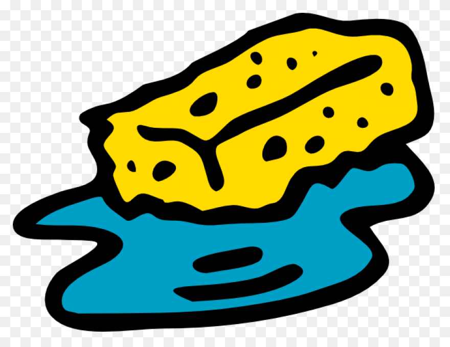 Sponge In Water Clipart At - Sponge