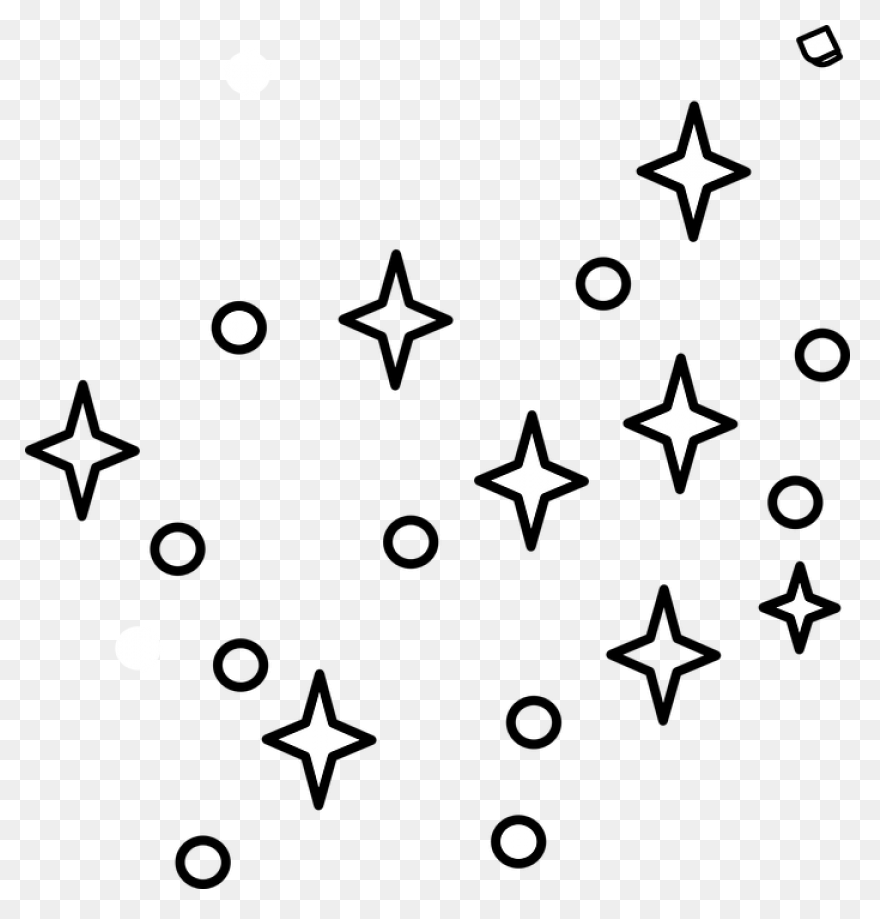 Crescent Moon And Stars Clip Art - 