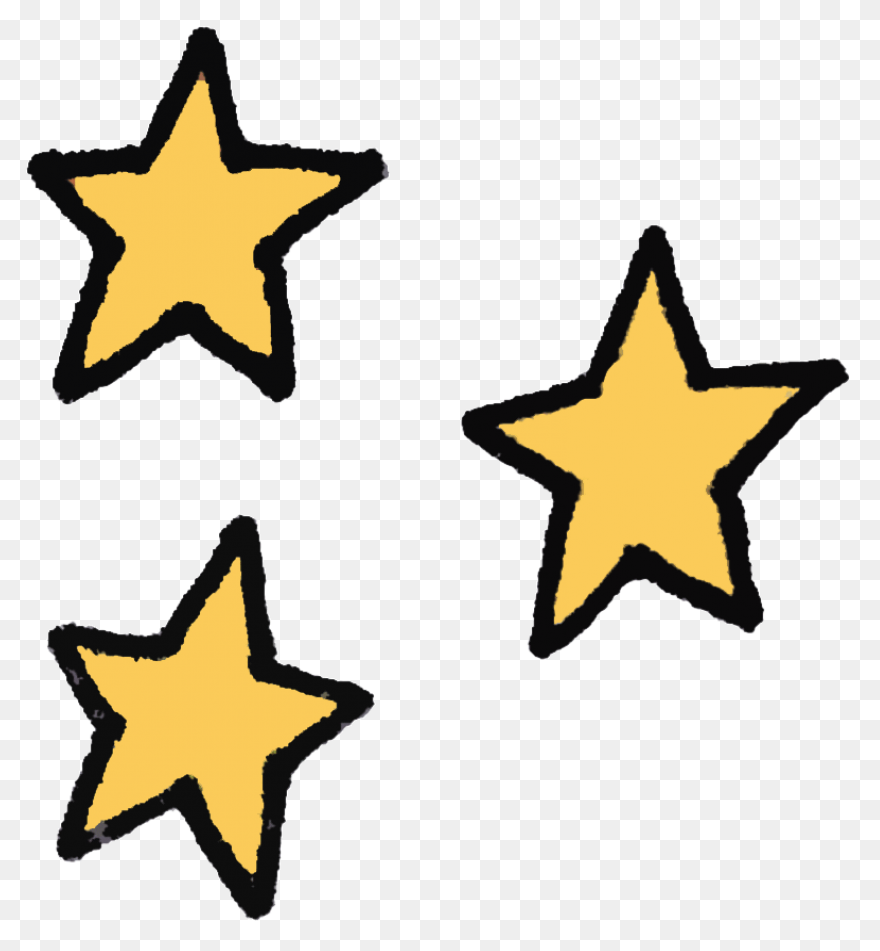 Crescent Moon And Stars Clip Art - 