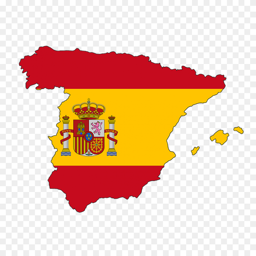 Spain Map Flag Free Image - Spain