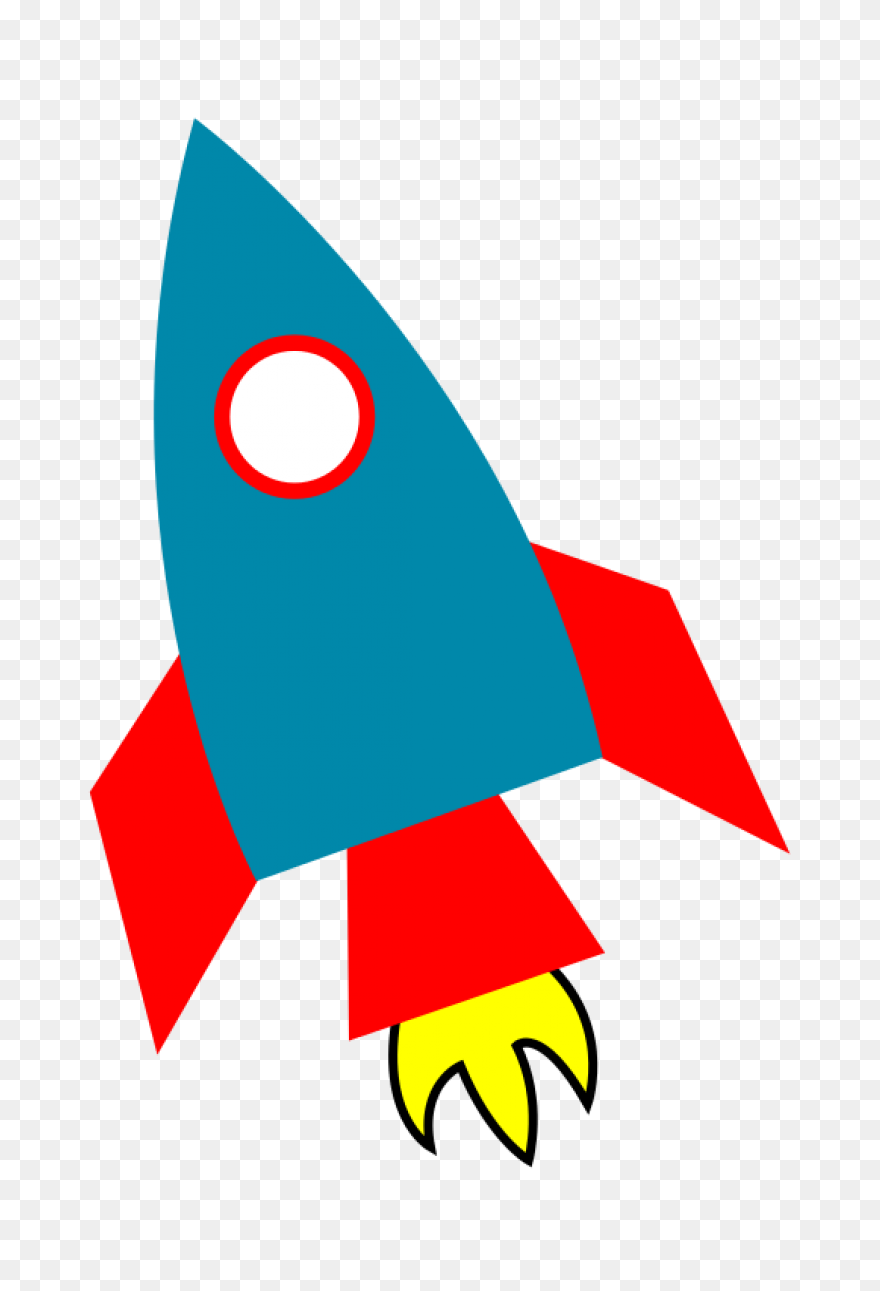 Colorful Rocket Ship Clipart Free - Space Ship